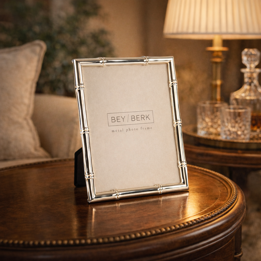 Silver Bamboo Design Frame