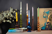 Spiral Taper Candles - Lilac
