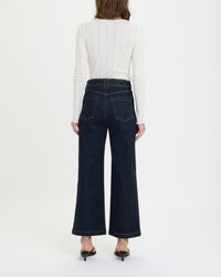 VALLEY GIRL HIGH RISE PATCH POCKET WIDE ANKLE
