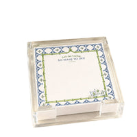 Acrylic Holder & Notepad - Mahj