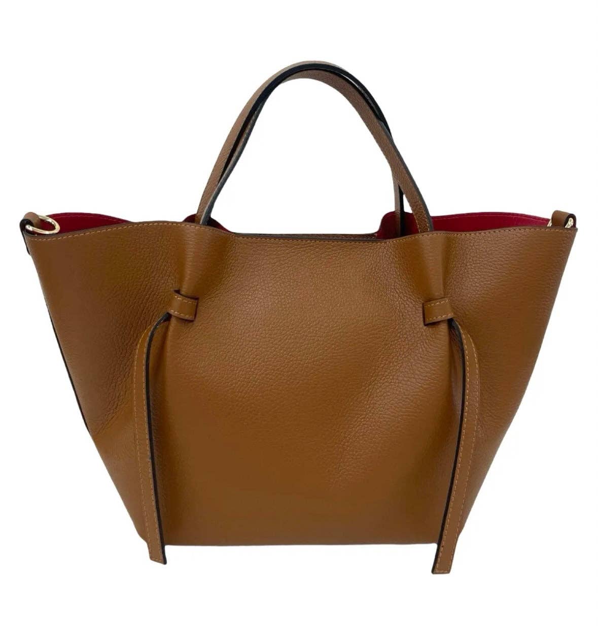 Italian Leather Hamptons Tote