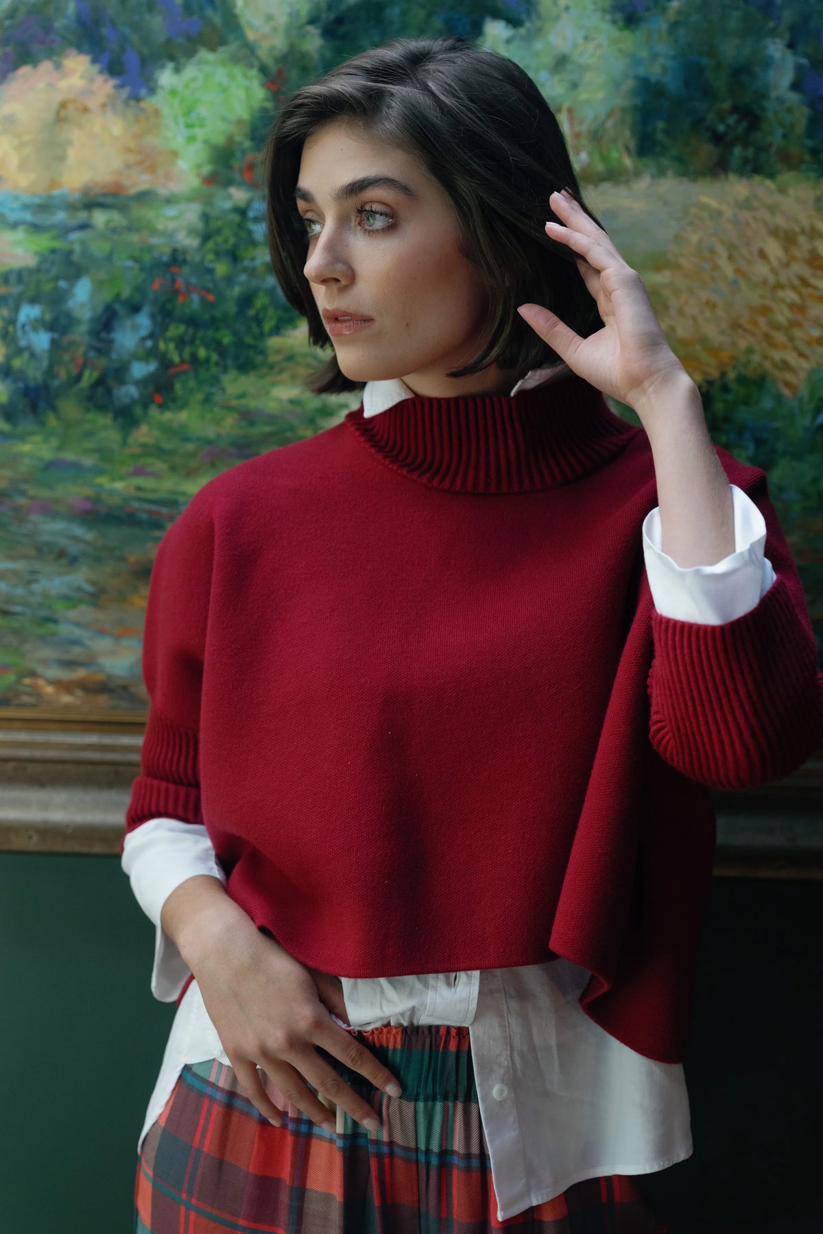 Sadie Sweater - Bordeaux
