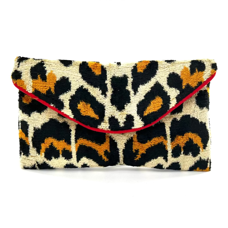 Lily Clutch – Golden Leopard