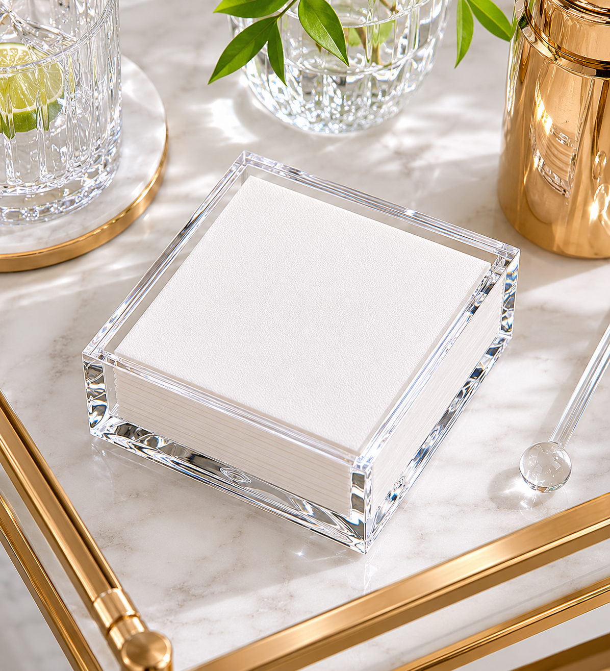 Acrylic Cocktail Napkin Holder
