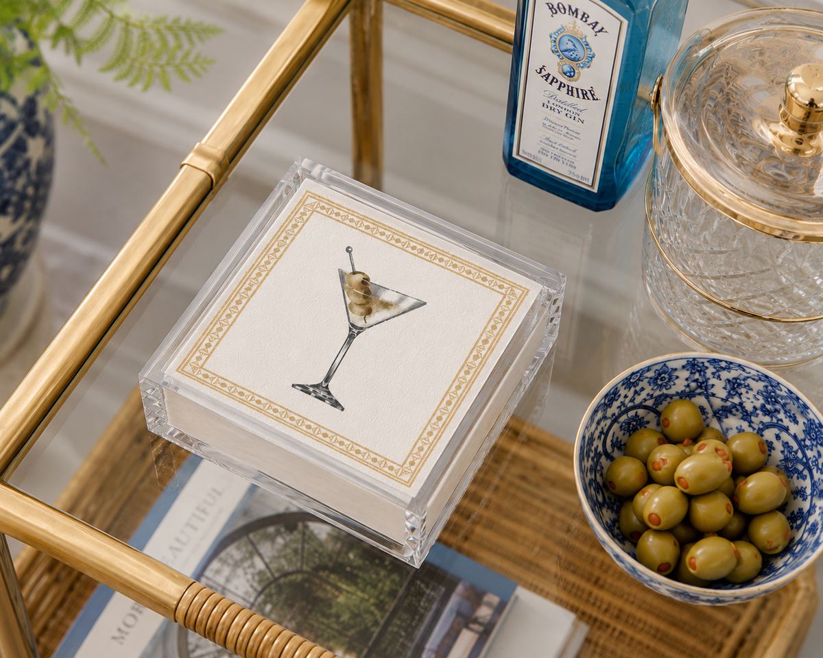 Acrylic Cocktail Napkin Holder