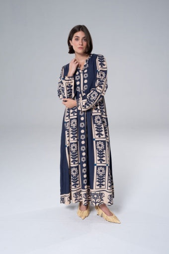 JENNY LS MAXI - BLUE